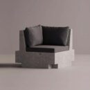 HELIOS CORNER - Gray Plain Anthracite