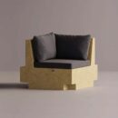 HELIOS CORNER - Yellow Plain Anthracite