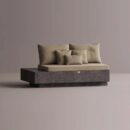 HELIOS LEFT EDGE - Anthracite Plain Beige