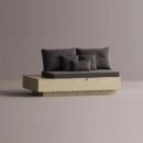 HELIOS LEFT EDGE - Cream Plain Anthracite