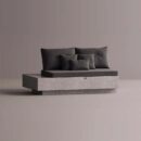 HELIOS LEFT EDGE - Gray Plain Anthracite