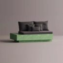 HELIOS LEFT EDGE - Green Plain Anthracite