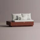 HELIOS LEFT EDGE - Maroon Plain White