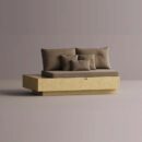 HELIOS LEFT EDGE - Yellow Plain Taupe