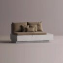 HELIOS RIGHT EDGE - white plain Taupe