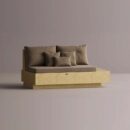 HELIOS RIGHT EDGE - Yellow Plain Taupe