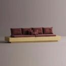 HELIOS SECTIONAL - Yellow Plain Terracott