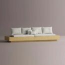 HELIOS SECTIONAL - Yellow Plain White