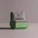 HELIOS SINGLE - Green Plain Gray