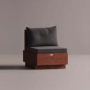 HELIOS SINGLE - Maroon Plain Anthracite