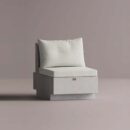 HELIOS SINGLE - White Plain White