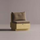 HELIOS SINGLE - Yellow Plain Taupe