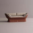 ATHENA - Maroon Plain Beige