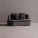 AURA LOVESEAT - Anthracite Plain Anthracite