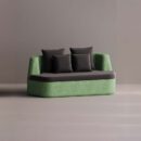 AURA LOVESEAT - Green Plain Anthracite