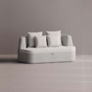 AURA LOVESEAT - White Plain White