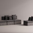 BOLINA SET - Anthracite Plain Anthracite