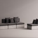 BOLINA SET - Gray Plain Anthracite