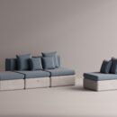 BOLINA SET - Gray Plain Blue