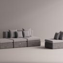 BOLINA SET - Anthracite Plain Gray