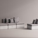 BOLINA SET - White Plain Gray