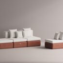 BOLINA SET - Maroon Plain White