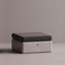 BOLINA BASE/OTTOMAN - Gray Plain Anthracite