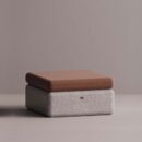 BOLINA BASE/OTTOMAN - Gray Plain Terracotta