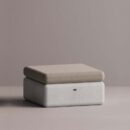 BOLINA BASE/OTTOMAN - White Plain Beige