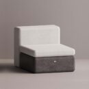 BOLINA SINGLE MODULE - Anthracite Plain White