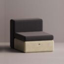 BOLINA SINGLE MODULE - Cream Plain Anthracite