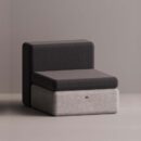 BOLINA SINGLE MODULE - Gray Plain Anthracite