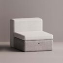 BOLINA SINGLE MODULE - Gray Plain White