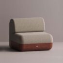 ELEKTRA MODULE - Maroon Plain Beige