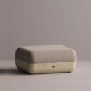 ELEKTRA OTTOMAN - Cream Plain Beige