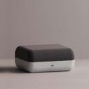 ELEKTRA OTTOMAN - White Plain Anthracite