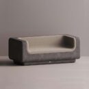 MITHRA SOFA - Anthracite Plain Beige