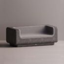 MITHRA SOFA - Anthracite Plain Gray