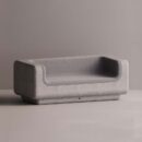 MITHRA SOFA - Gray Plain Gray