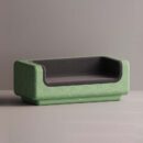 MITHRA SOFA - Green Plain Anthracite