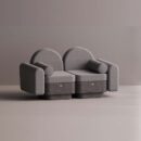 REO LOVESEAT - Anthracite Plain Gray