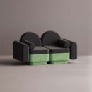 REO LOVESEAT - Green Plain Anthracite