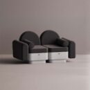 REO LOVESEAT - White Plain Anthracite