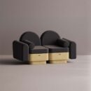 REO LOVESEAT - Yellow Plain Anthracite