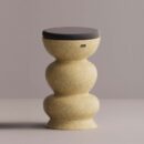 RHAPSO STOOL - Yellow Plain Anthracite