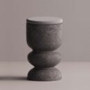 ULGEN STOOL - Anthracite Plain Gray
