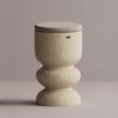 ULGEN STOOL - Cream Plain Beige