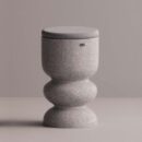 ULGEN STOOL - Gray Plain Gray