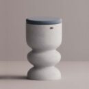 ULGEN STOOL - White Plain Slate
