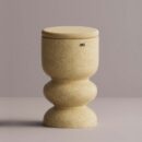 ULGEN STOOL - Yellow Plain Mustard